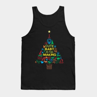 Cute Baby In The Making 2 - Christmas Gift Tank Top